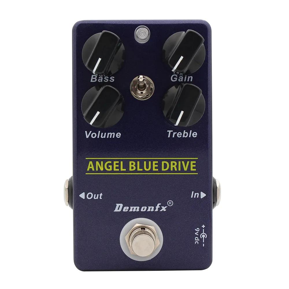 Demonfx ANGEL 블루 드라이브 기타 이펙트 페달, 오버드라이브 클론 TM V2.0 오버드라이브, 신제품